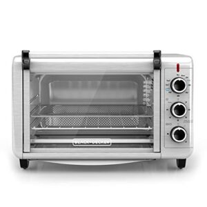 BLACK+DECKER Crisp 'N Bake Air Fry Toaster Oven, Stainless Steel, TO3215SS, 6 Slice