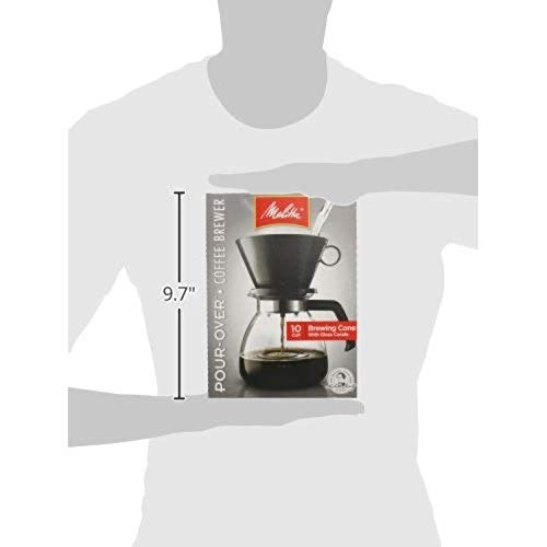 Melitta 640616 Coffee Maker, 52 oz, Glass Carafe