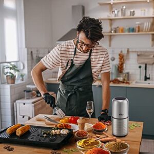 Bear Coffee Grinder, Spice Grinder, 300W Powerful Electric Herb Grinder with 200g Removable Cup for Spices, Pollen, Herb,and Coffee Beans, with Cleaning Brush