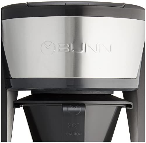 BUNN Heat N Brew Programmable Coffee Maker, 10 cup, Stainless Steel