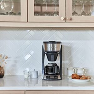 BUNN Heat N Brew Programmable Coffee Maker, 10 cup, Stainless Steel