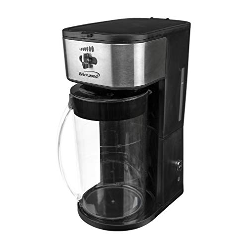 Brentwood KT-2150BK Iced Tea and Coffee Maker with 64 Ounce Pitcher, Black