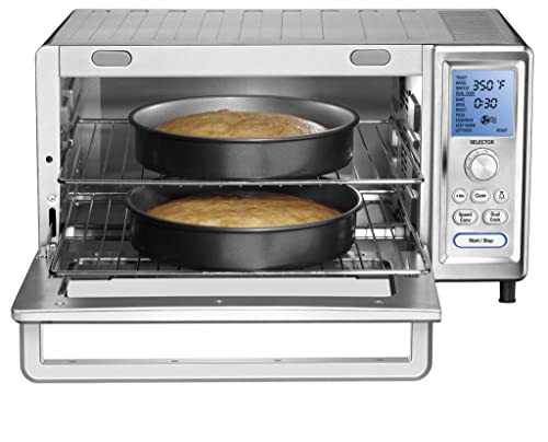 Cuisinart TOB-260N1 Chef's Convection Toaster Oven, 20.87"(L) x 16.93"(W) x 11.42"(H), Stainless Steel