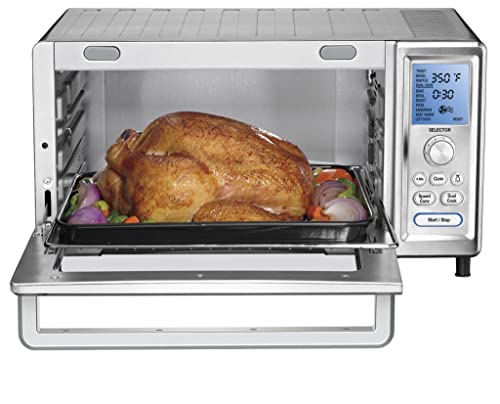 Cuisinart TOB-260N1 Chef's Convection Toaster Oven, 20.87"(L) x 16.93"(W) x 11.42"(H), Stainless Steel