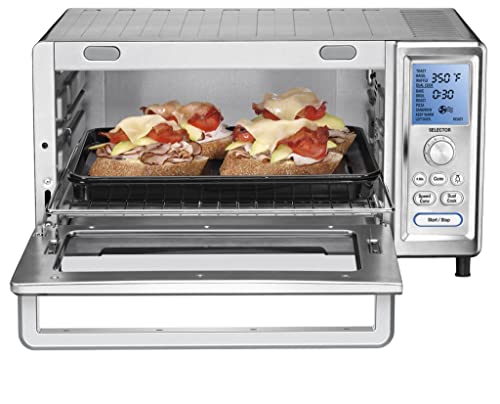 Cuisinart TOB-260N1 Chef's Convection Toaster Oven, 20.87"(L) x 16.93"(W) x 11.42"(H), Stainless Steel