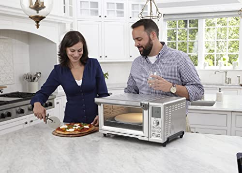 Cuisinart TOB-260N1 Chef's Convection Toaster Oven, 20.87"(L) x 16.93"(W) x 11.42"(H), Stainless Steel