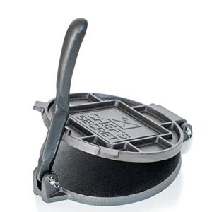 chef’s secret 8 inch tortilla cast iron press, quickly easily makes delicious tortillas for any recipe