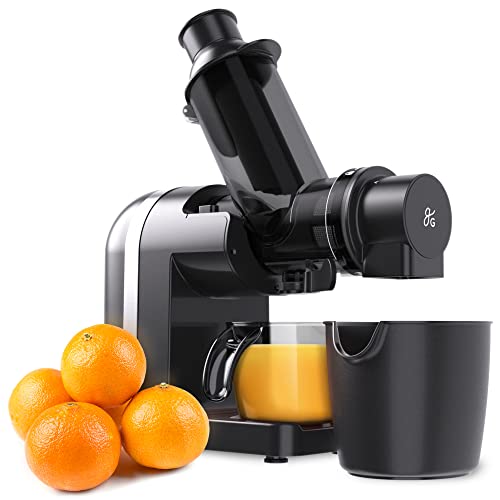 Greater Goods Slow Masticating Juicer - A Powerful, Low-Key, Easy to Clean Cold Press Juicer | A Juice Extractor for the Healthiest, Most Delicious Fruit and Vegetable Juices | Designed in St. Louis