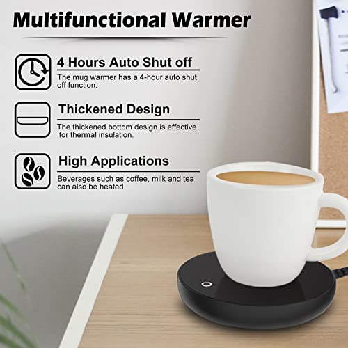 Candle Warmer Plate, Coffee Mug Warmer, Coffee Warmer for Desk, Coffee Cup Warmer with Auto Shut Off