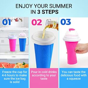 slushy maker slushy maker cup slushie cup slushie maker slushie maker cup ez slushy cup slushie cups maker cup slushy cups slushy freeze cup slush cup squeeze slushing cup slushy cup maker (Pink)