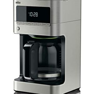 Braun KF7170SI BrewSense Drip Coffeemaker, 12 cup, Stainless Steel