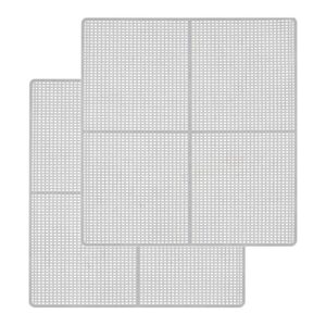 cosori food dehydrator machine mesh screens, bpa-free plastic dryer sheets for fruit, meat, beef jerky, herb, vegetable, c267-2ms, 2pack, white