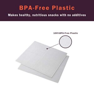 COSORI Food Dehydrator Machine Mesh Screens, BPA-Free Plastic Dryer Sheets for Fruit, Meat, Beef jerky, Herb, Vegetable, C267-2MS, 2Pack, White