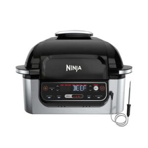 ninja foodi lg450 5-in-1, 4-qt. air fryer, roast, bake, dehydrate indoor electric grill (renewed)
