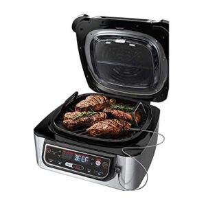 NINJA Foodi LG450 5-in-1, 4-qt. Air Fryer, Roast, Bake, Dehydrate Indoor Electric Grill (Renewed)