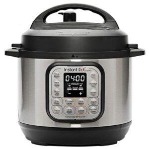 Instant Pot Duo Mini 7-in-1 Electric Pressure Cooker, Sterilizer, Slow Cooker, Rice Cooker, Steamer, Saute, Yogurt Maker, and Warmer, 3 Quart, 11 One-Touch Programs & Pot Mini Mitts