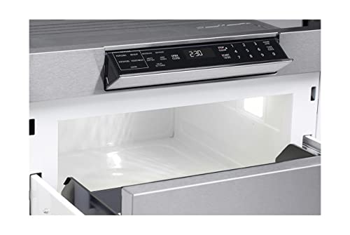 Sharp SMD2470AS Microwave Drawer Oven, 24-Inch 1.2 Cu. Feet, Stainless Steel