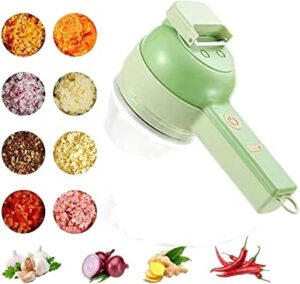 electric vegetable cutter , 4 in1portable electric vegetable cutter set , portable wireless food chopper , wireless food processor