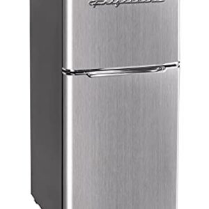 Frigidaire EFR451 2 Door Refrigerator/Freezer, 4.6 cu ft, Platinum Series, Stainless Steel, Double