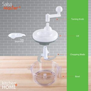 Salsa Master Salsa Maker, Food Chopper, Mixer and Blender - As Seen On TV Manual Food Processor