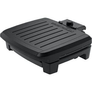 george foreman® contact submersible™ grill, 5-serving grill – black plates, wash the entire grill