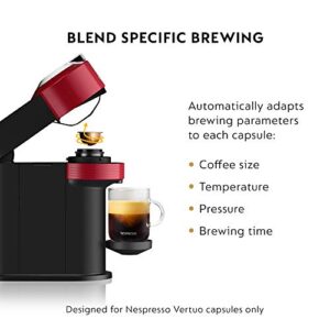 Nespresso Vertuo Next Coffee and Espresso Machine by Breville with Milk Frother, 1.1 liters, Cherry