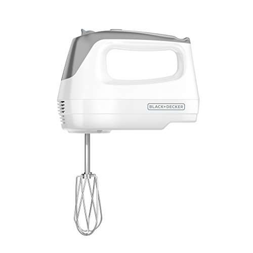 BLACK+DECKER Lightweight Hand Mixer, White, MX1500W