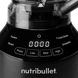 NutriBullet NBF50520 Touch Combo Blender, 64 oz, Black