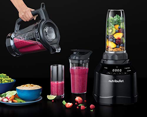 NutriBullet NBF50520 Touch Combo Blender, 64 oz, Black