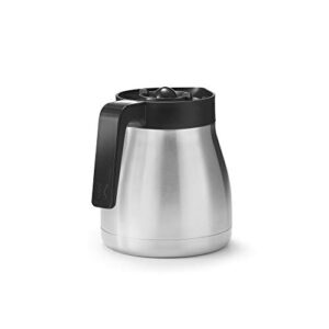 keurig stainless steel thermal carafe, exclusively compatible with k-duo plus coffee brewer, silver finish