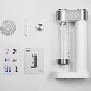 PHILIPS Sparkling Water Maker Soda Maker Soda Streaming Machine for Carbonating with 1L Carbonating Bottle, Seltzer Fizzy Water Maker, Compatible with Any Screw-in 60L CO2 Carbonator(NOT Included)