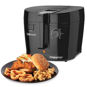 Presto 05442 CoolDaddy Cool-touch Deep Fryer - Black