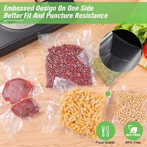 Vacuum Sealer Bags for Food Saver Vacuum Sealer Bags Rolls 3 Pack 6 8 11 Inch Food Vacuum Seal Bags Freezer Bags For Vacuum Sealer Machine Vtuuu Food Storage Bags