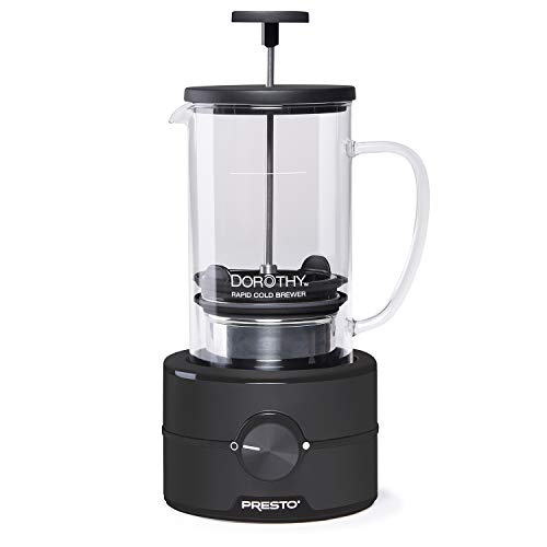 Presto 02937 Dorothy™ Electric Rapid Cold Brewer - Cold brew at home in 15 minutes - No more waiting 12 to 24 hours.