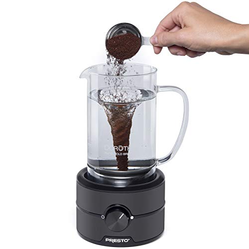 Presto 02937 Dorothy™ Electric Rapid Cold Brewer - Cold brew at home in 15 minutes - No more waiting 12 to 24 hours.