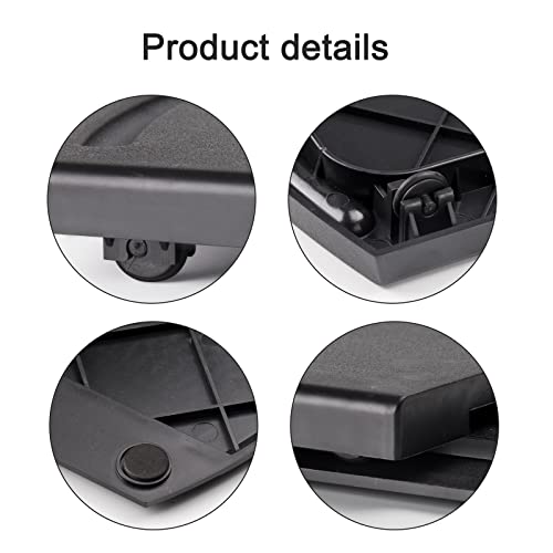 Kitchen Appliance Sliding Tray, Bruvoalon Coffee Slider, Sliding Tray for Coffee Maker, Kitchen Aid Mixer, Blenders and Air Fryer, Appliance Slider for Coutertop with Rolling Wheels (1 Pack)