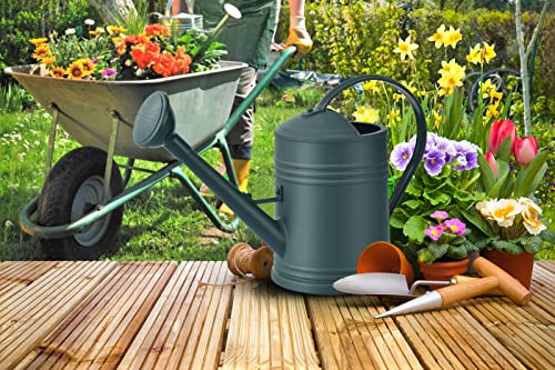 OKREK Watering Can Indoor Watering Cans for House Plants, Small Watering Can Indoor Plants, Plant Watering Can for Outdoor Plants Garden Flower (1/2 Gallon, Black)