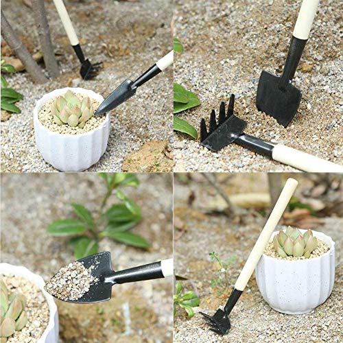 1 Pcs Garden Kneelers Work Cloth Anti Dirty Gardening Transplanting Pot Pad with 11 Pieces Mini Garden Hand Transplanting Succulent Tools for Indoor Garden Plant Care