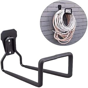 AIKEXIAN 2 Pack Garden Hose Holder, Tough Metal Wall Mount Hose Hook Hanger, Garage Hook, Heavy Duty Tube Hose Stand for Outside Yard