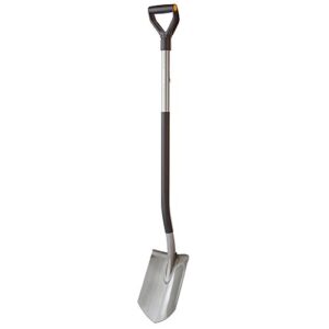 fiskars ergo d-handle steel shovel (49 inch)