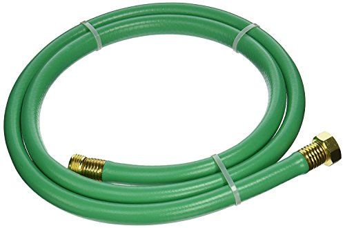 Swan Products LOLH5806FM Hose Reel Leader Hose with Male and Female Connections 6' x 5/8", Green