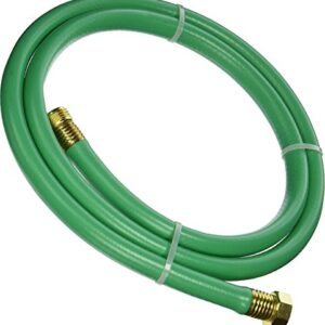 Swan Products LOLH5806FM Hose Reel Leader Hose with Male and Female Connections 6' x 5/8", Green