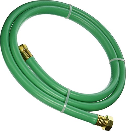 Swan Products LOLH5806FM Hose Reel Leader Hose with Male and Female Connections 6' x 5/8", Green