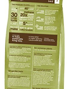 EcoScraps for Organic Gardening Herbs and Leafy Greens Plant Food, 4 lbs