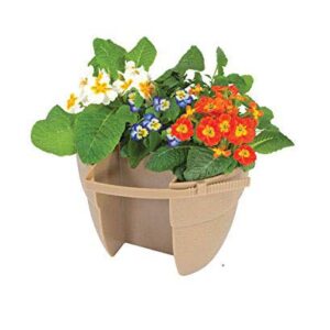 EMSCO Bloomers Post Planter – Both Permanent and Temporary Installation Options – Garden in Untraditional Spaces – Sand