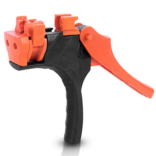 AL-MAGOR Talli Grip TG Garden Tool: Gun for Inserting Components - Connectors & Drippers into Micro-Pipes for Irrigation Pipes with Ease - Model 700011