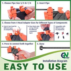 AL-MAGOR Talli Grip TG Garden Tool: Gun for Inserting Components - Connectors & Drippers into Micro-Pipes for Irrigation Pipes with Ease - Model 700011