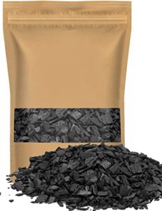organic horticultural charcoal, 100% all natural hardwood charcoal, activated plant charcoal for soil amendment, orchids, terrariums, indoor plants, planting, and gardening, 1.5 quarts