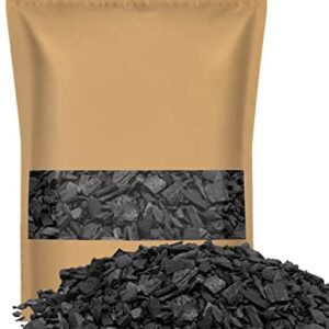 Organic Horticultural Charcoal, 100% All Natural Hardwood Charcoal, Activated Plant Charcoal for Soil Amendment, Orchids, Terrariums, Indoor Plants, Planting, and Gardening, 1.5 Quarts