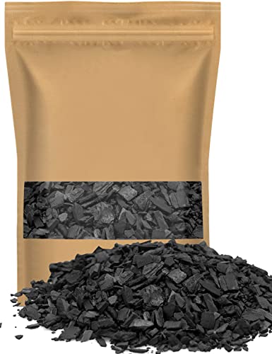 Organic Horticultural Charcoal, 100% All Natural Hardwood Charcoal, Activated Plant Charcoal for Soil Amendment, Orchids, Terrariums, Indoor Plants, Planting, and Gardening, 1.5 Quarts